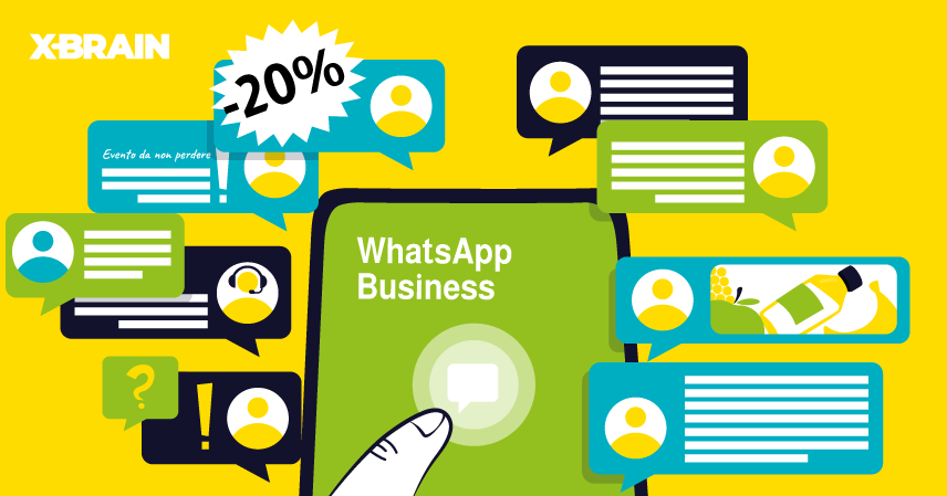 Whatsapp business può essere usato per inviare promozioni ad hoc per clienti, avvisi di scadenze o eventi, fare assistenza post-vendita e molto altro