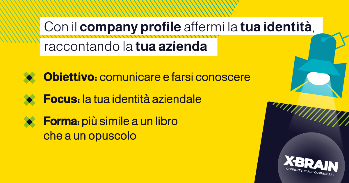 Company profile e depliant servizi non sono la stessa cosa